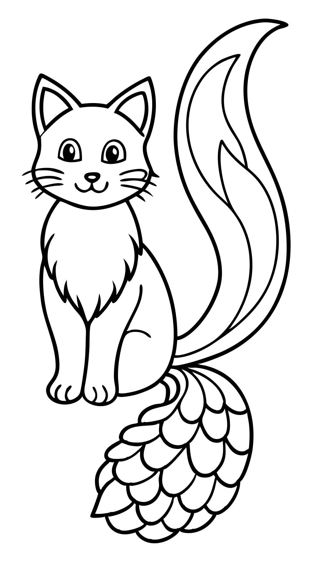 tails coloring pages